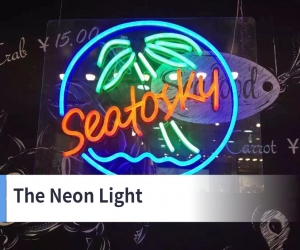 Seiko imitated neon light luminous chara