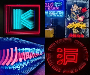 custom neon,diy neon sign，Thousand layer